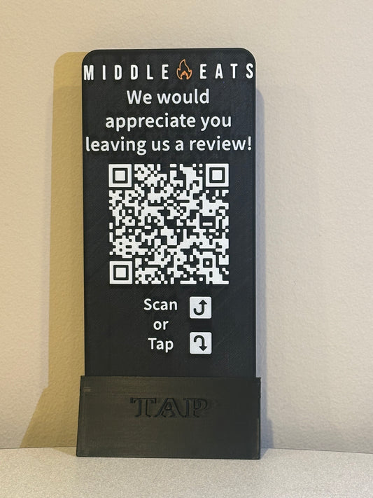 Table Review Sign